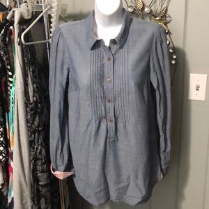 Postmark Anthropologie popover blouse size 4